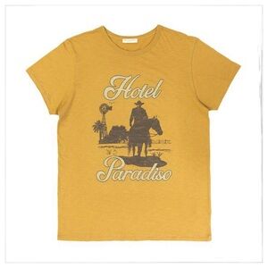 Spell & The Gypsy Oversized Unisex Hotel Paradiso Unisex Tee Size Large NWT